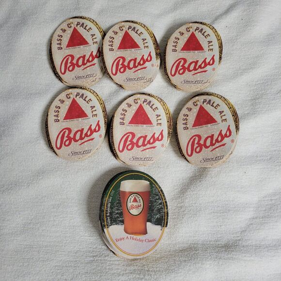 Vintage Coaster Bass & Co's Pale Ale Beer Man Cave Bar Home Drink Alcohol Party - Picture 3 of 5